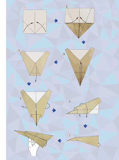De Origami kalender van David Lin (GLR) was één van de winnaars bij de studenten.