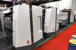 OMET Varyflex-V2 variabele offsetrotatie met Ebeam-droging