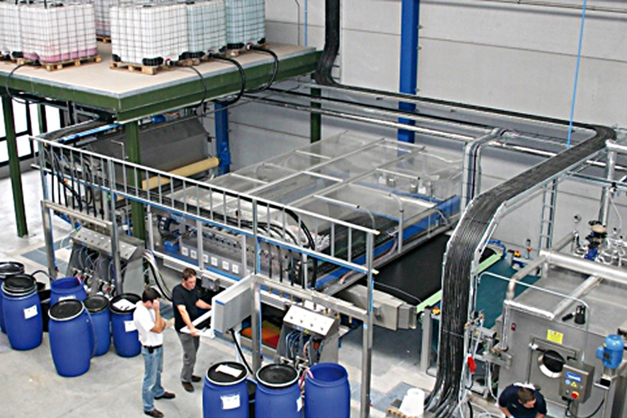 Zimmer ChromoJET 800 tapijtprintmachine