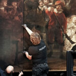 Montage linker vergrotingspaneel. (foto Rijksmuseum, Reinier Gerritsen)