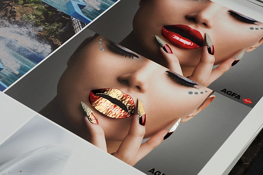 Fespa’22: Agfa ‘lipgloss’ dankzij partiële UV-spiegellak