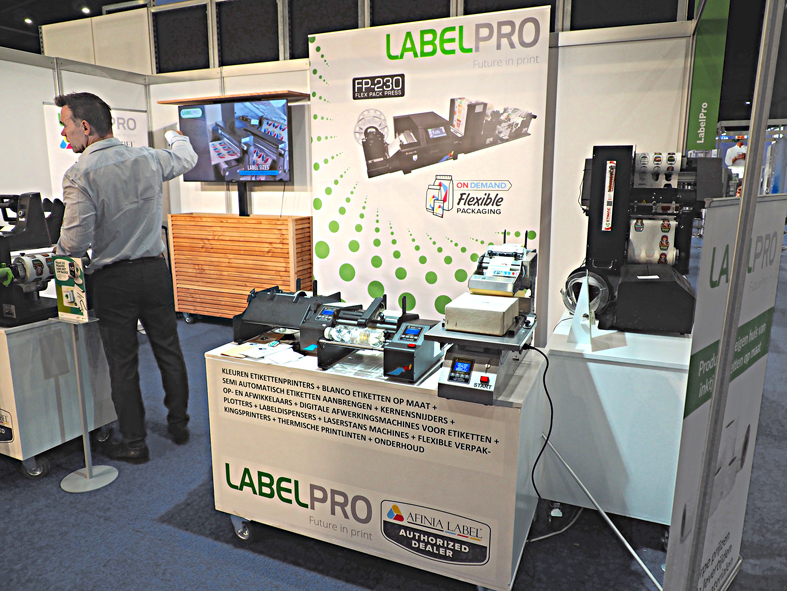 LabelPro-stand met Afinia Applicator