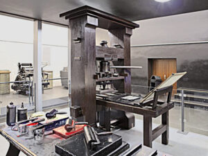 Replica Gutenberg-drukpers