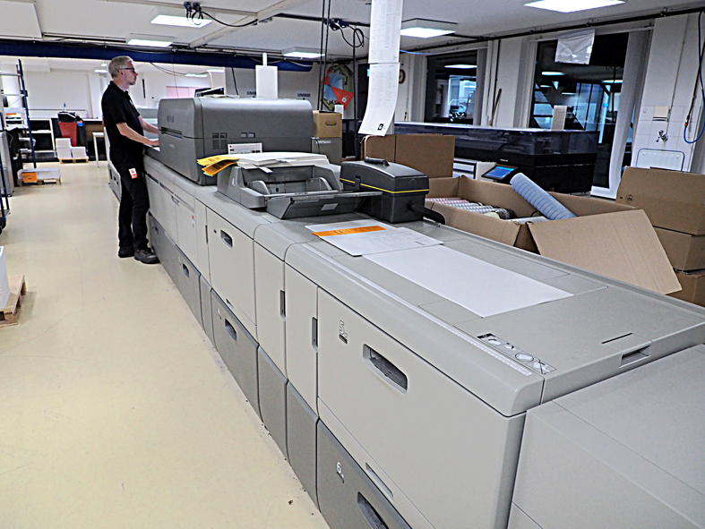 Ricoh Pro C9500 + Plockmatic bookletmaker